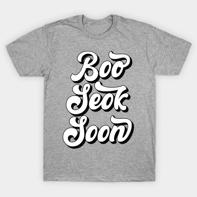 Seventeen SVT Booseoksoon bss text typography | Morcaworks T-Shirt by Oricca